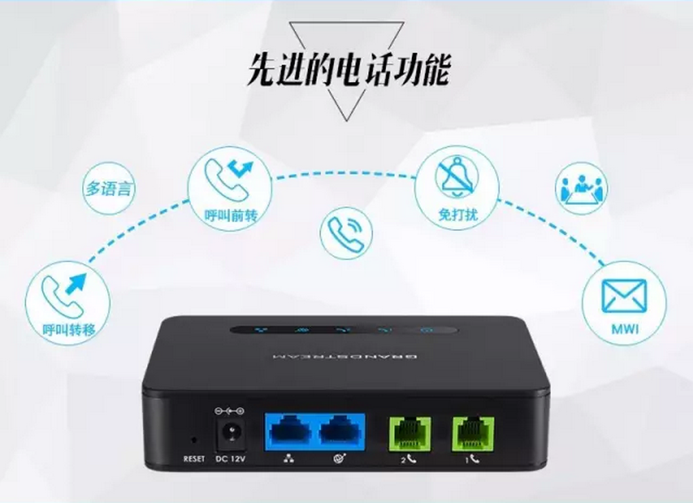 潮流網(wǎng)絡HT812型雙口語音網(wǎng)關重磅發(fā)布